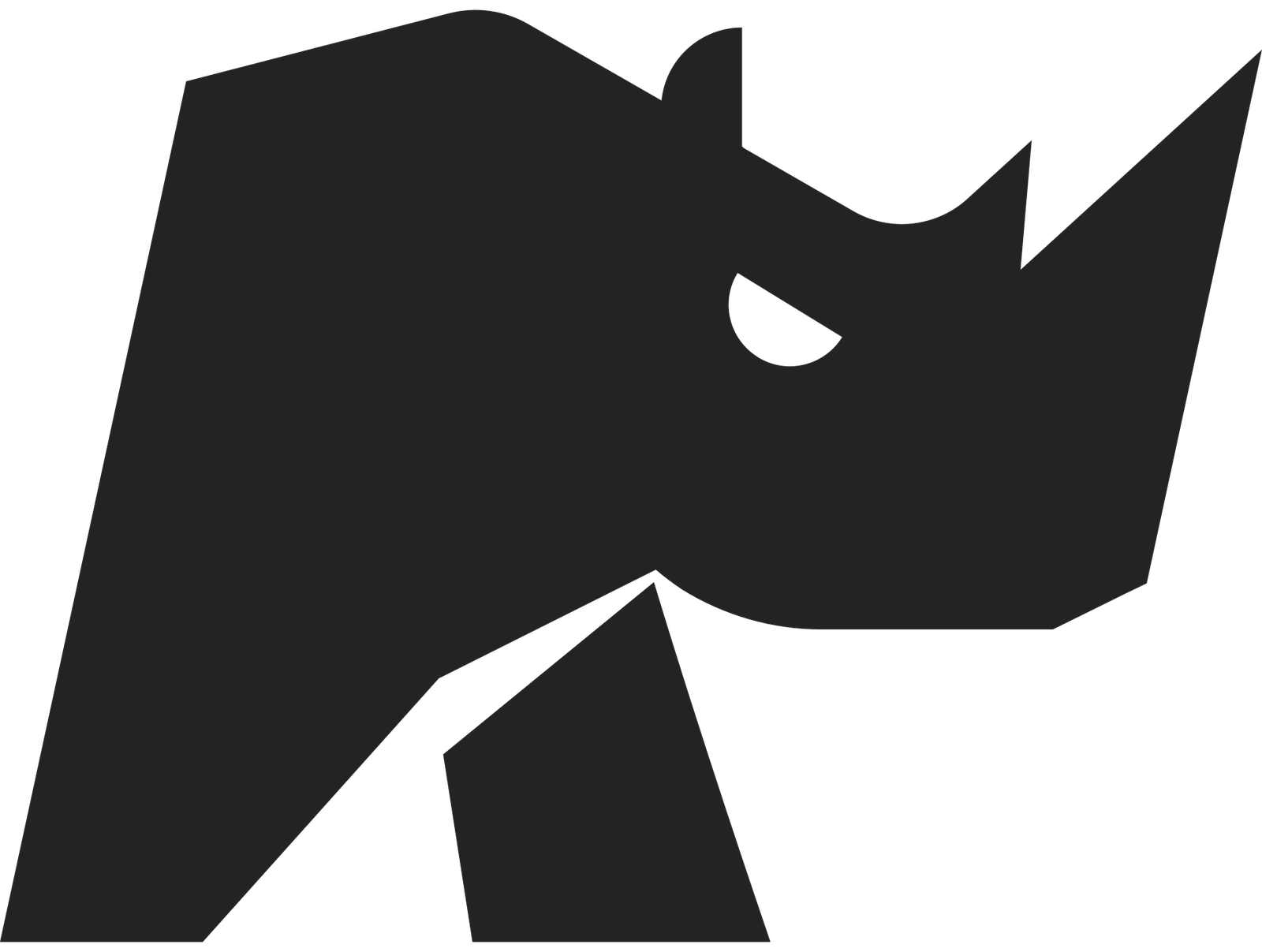 logo rinoceronte negro